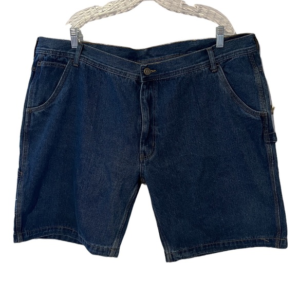 Key Men’s Denim Dugaree Shorts 🩳 Size 44 NWT - Picture 3 of 6